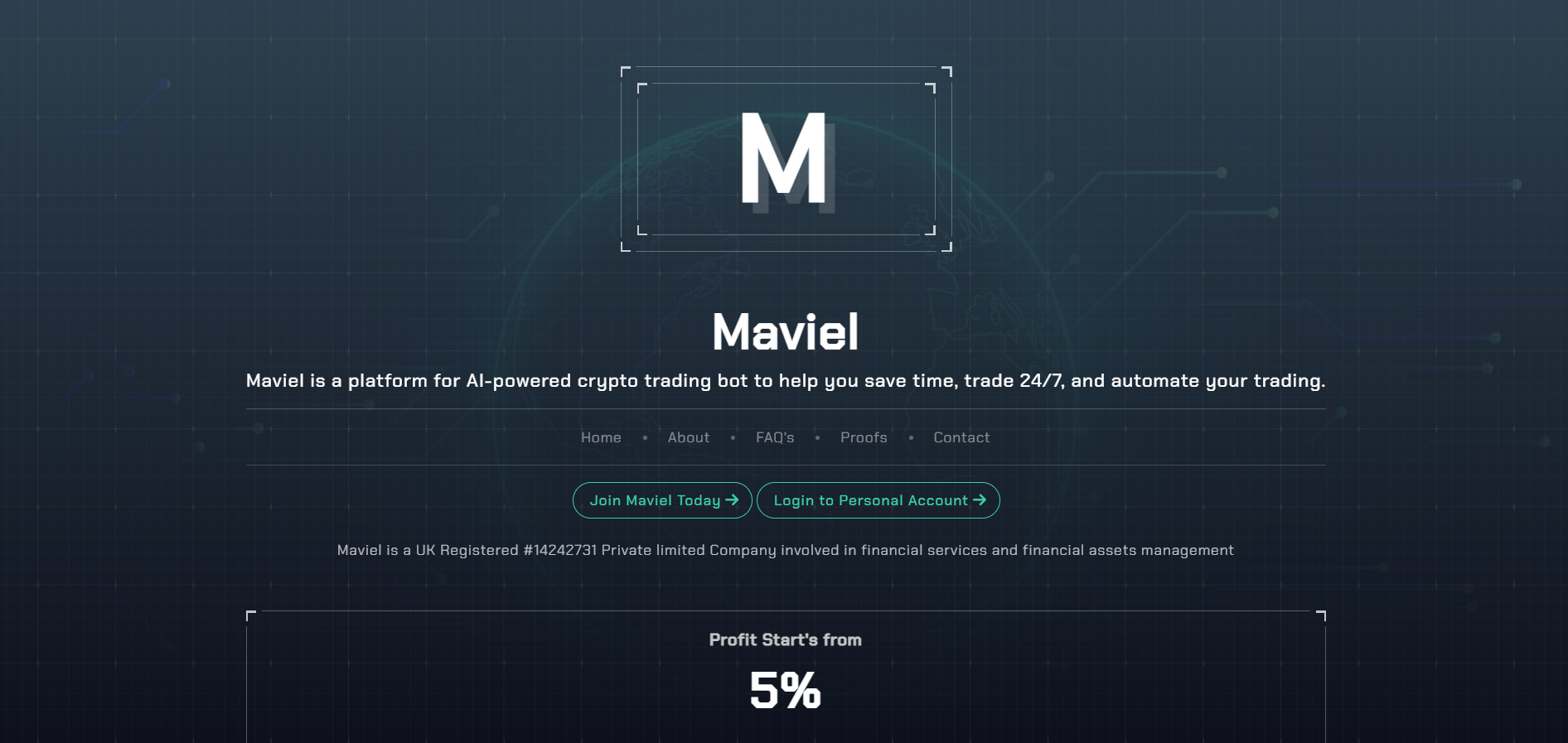 Maviel.io - отзывы инвесторов и обзор, бонус партнерам до 10.